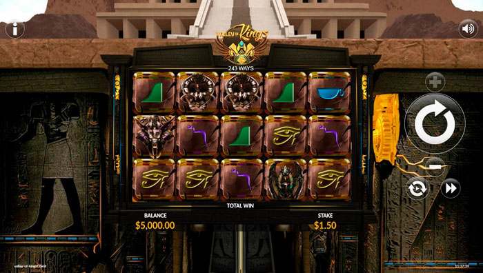 Valley Of Kings slot gameplay